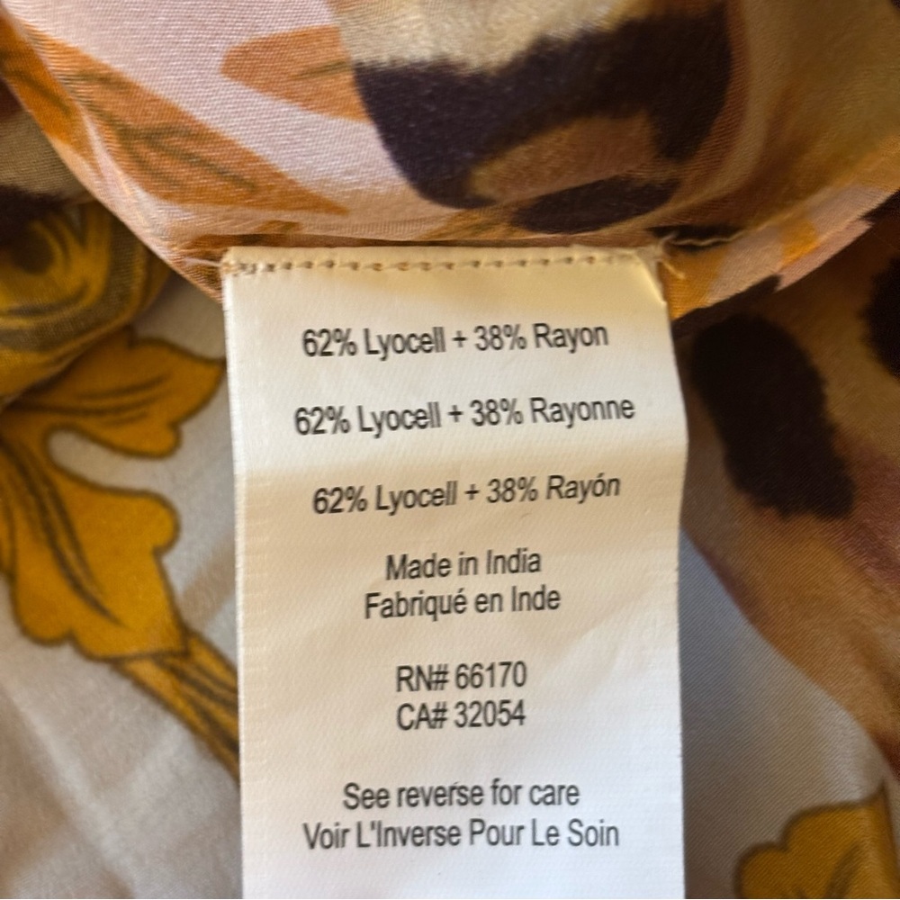 Anthropologie Geisha Designs Collage Boho Patterned Midi Dress - Picture 13 of 14